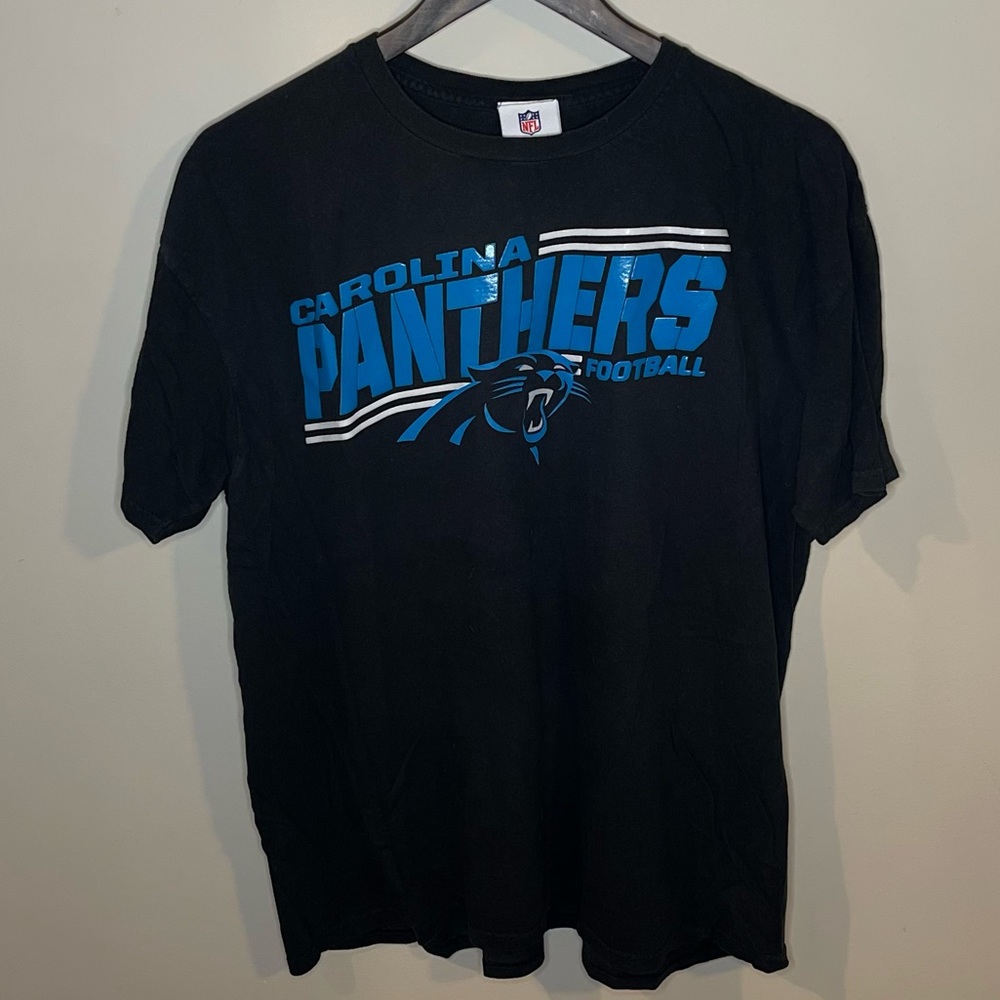 Carolina Panthers | Black T-Shirt | Size XL